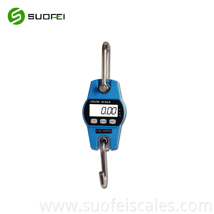 SF-916 digital mini portable crane scale 100kg 150kg 300kg electronic ocs industrial weighing scale